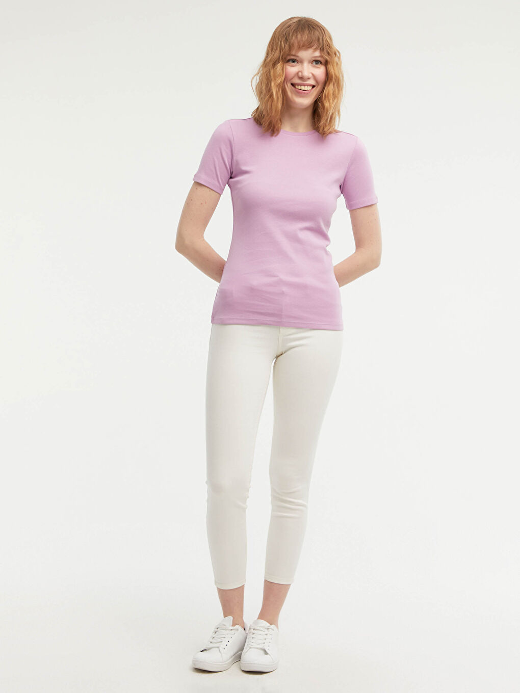 Basic Crew Neck T-Shirt-1