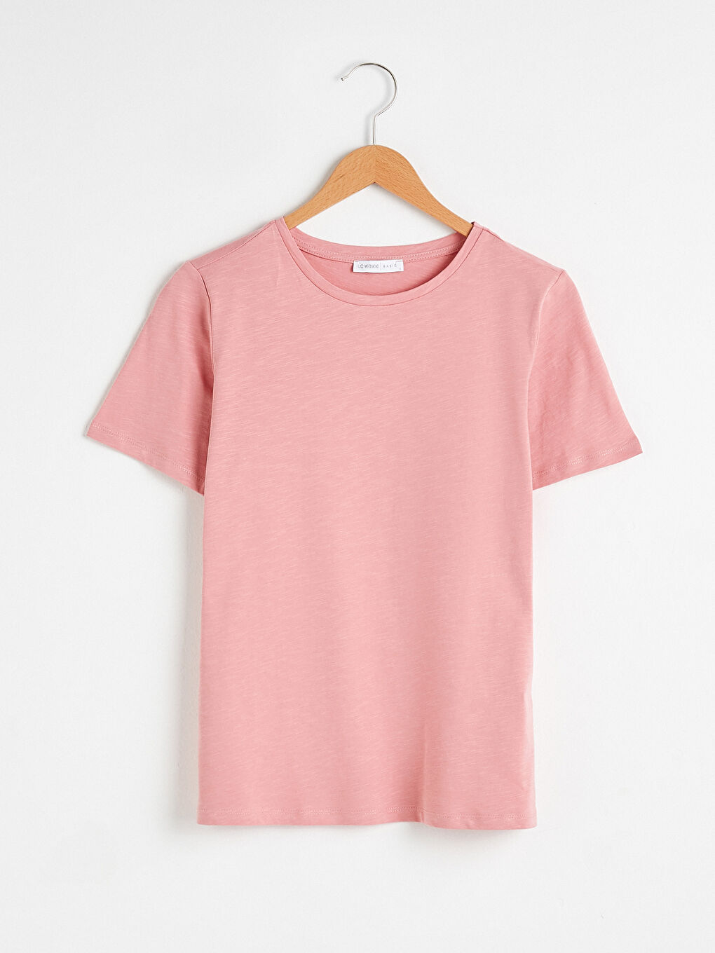 Majica od pamuka s okruglim izrezom i kratkim rukavima-5