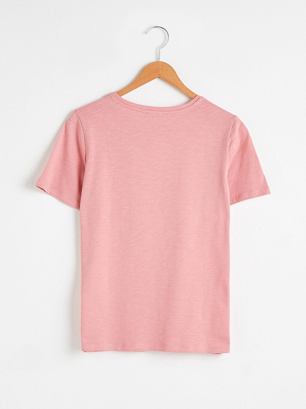 Majica od pamuka s okruglim izrezom i kratkim rukavima-6