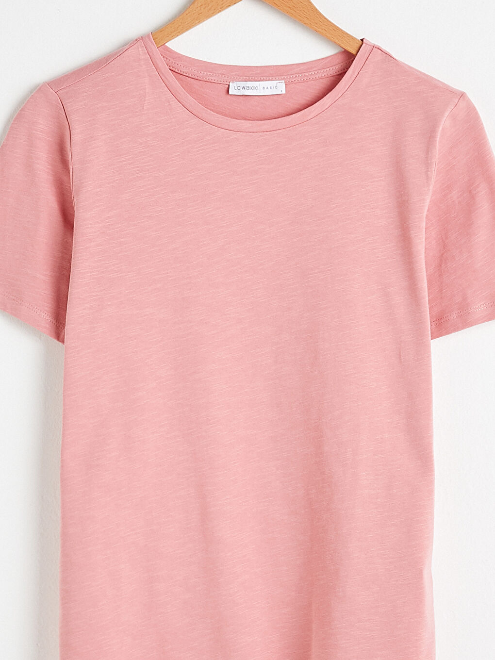 Majica od pamuka s okruglim izrezom i kratkim rukavima-7