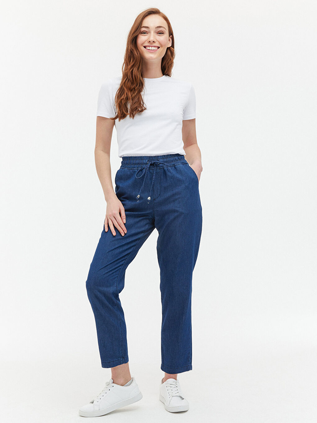 Crew Neck Plain T-Shirt-3