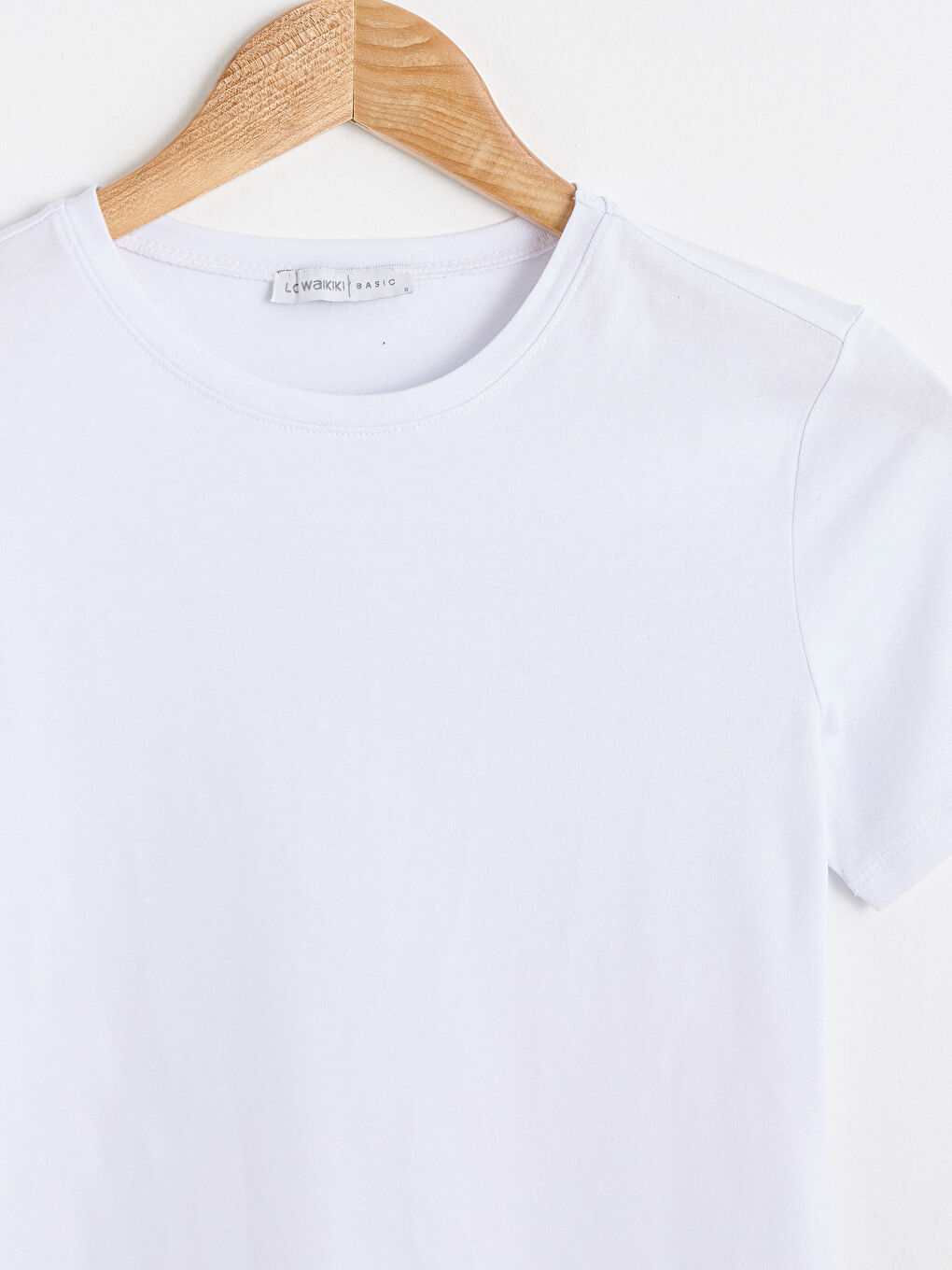 Crew Neck Plain T-Shirt-8