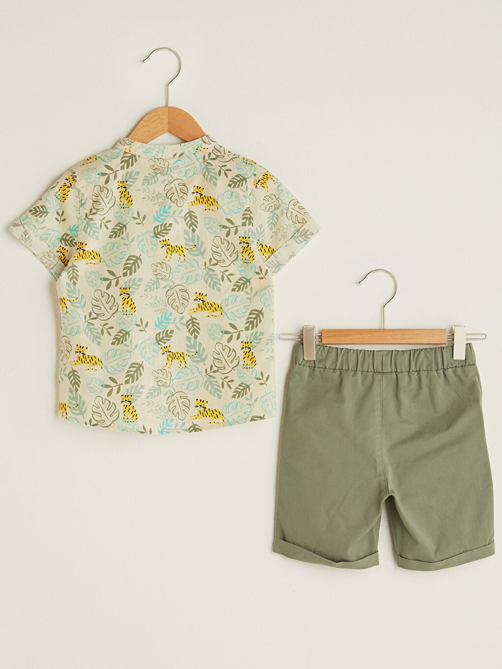 Ensemble 3 Pièces Bébé Garçon en Coton Imprimé-8