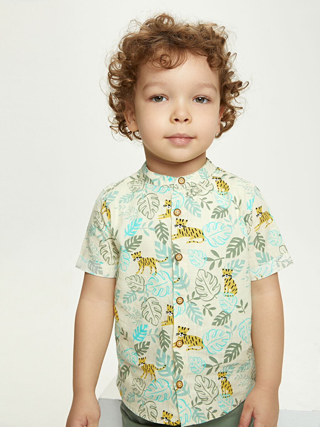 Ensemble 3 Pièces Bébé Garçon en Coton Imprimé-5