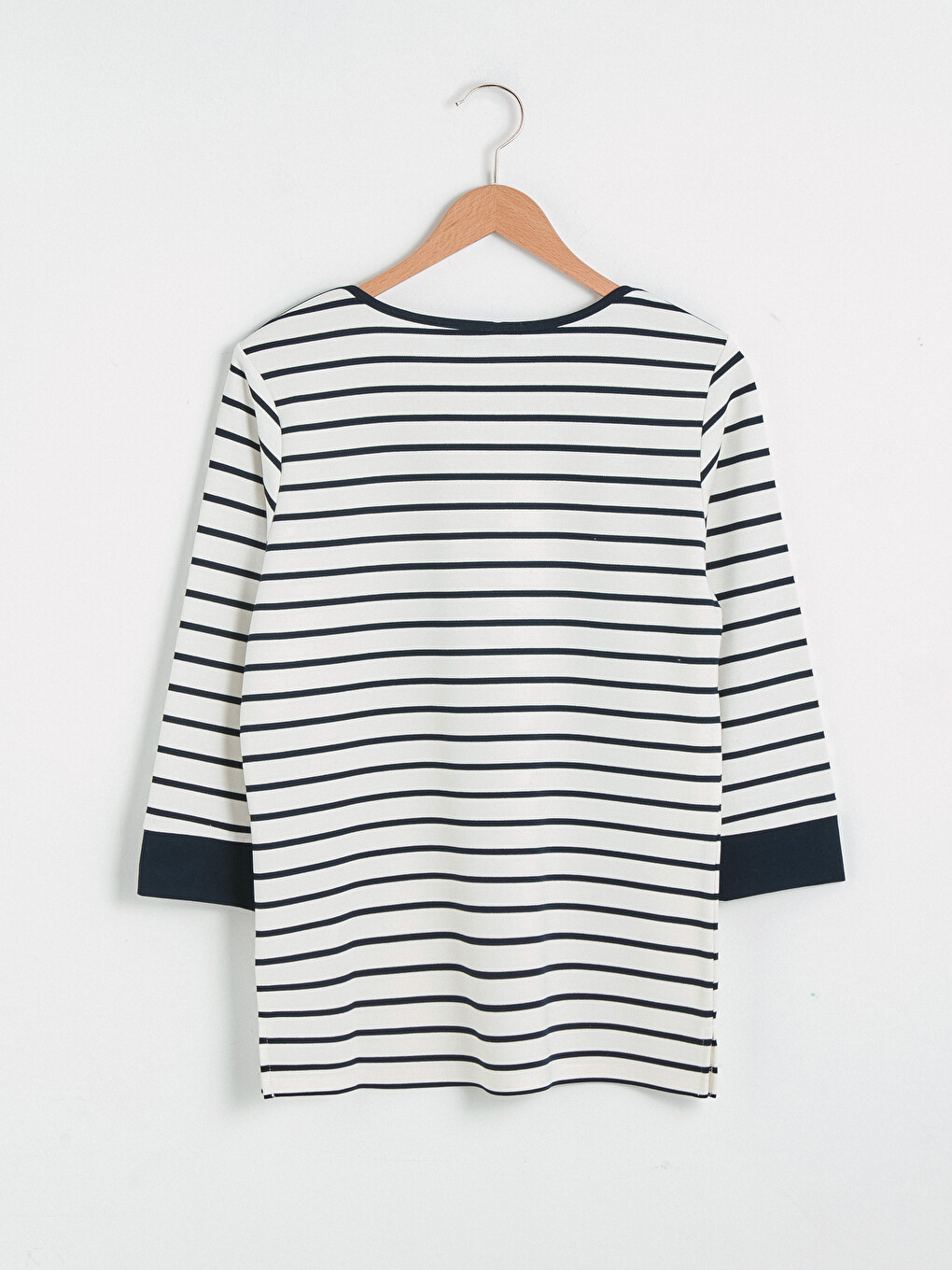 Crew Neck Striped T-shirt-6