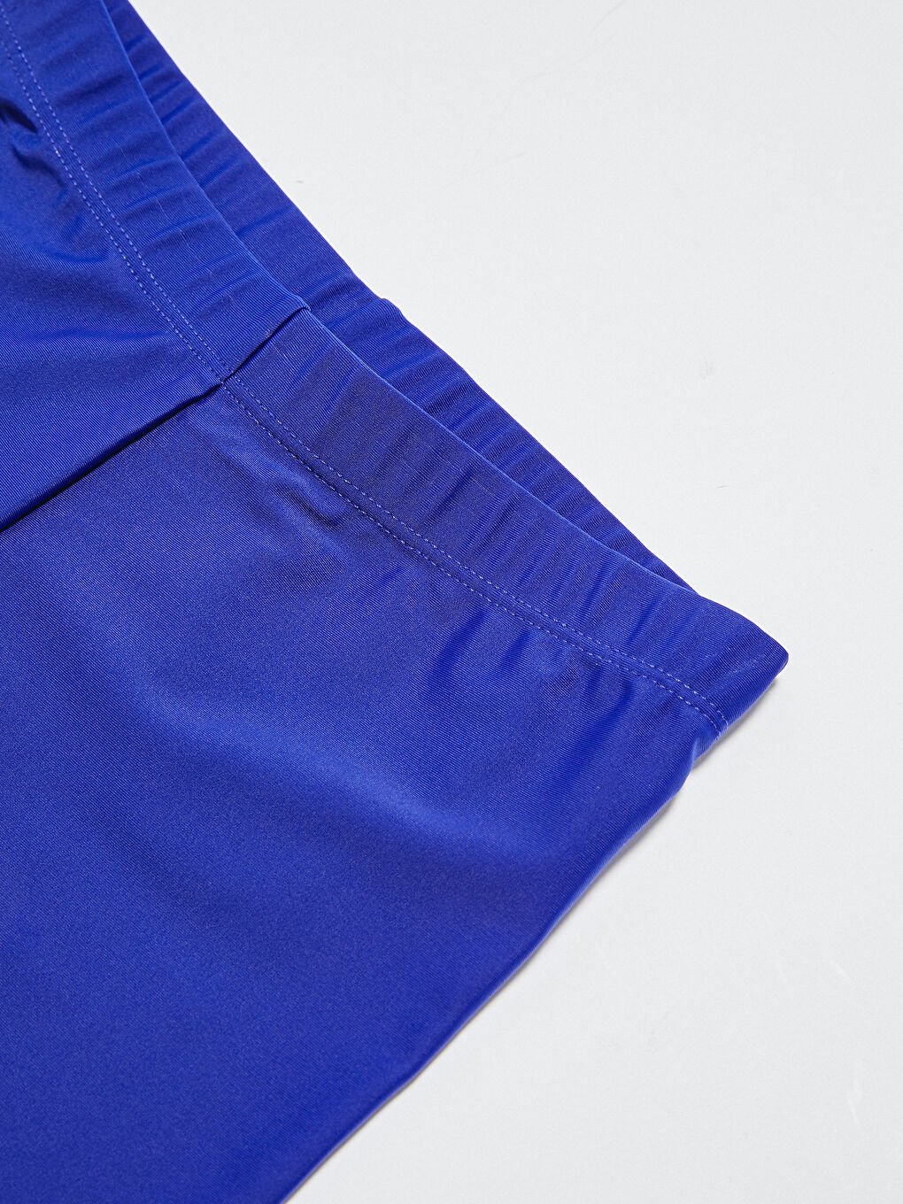 Mavi Esnek Kumaş Kız Çocuk Etekli Mayo ve Tayt-5