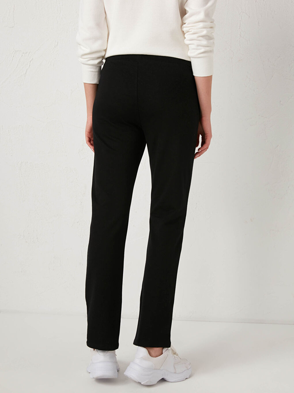 Elastic Waist Cotton Sweatpants-3