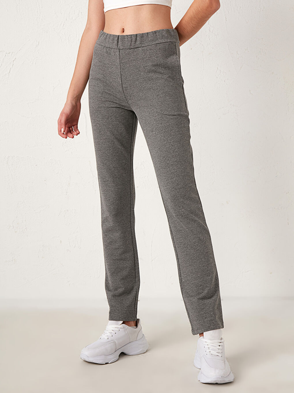 Хлопковые спортивные штаны с эластичной талией-2