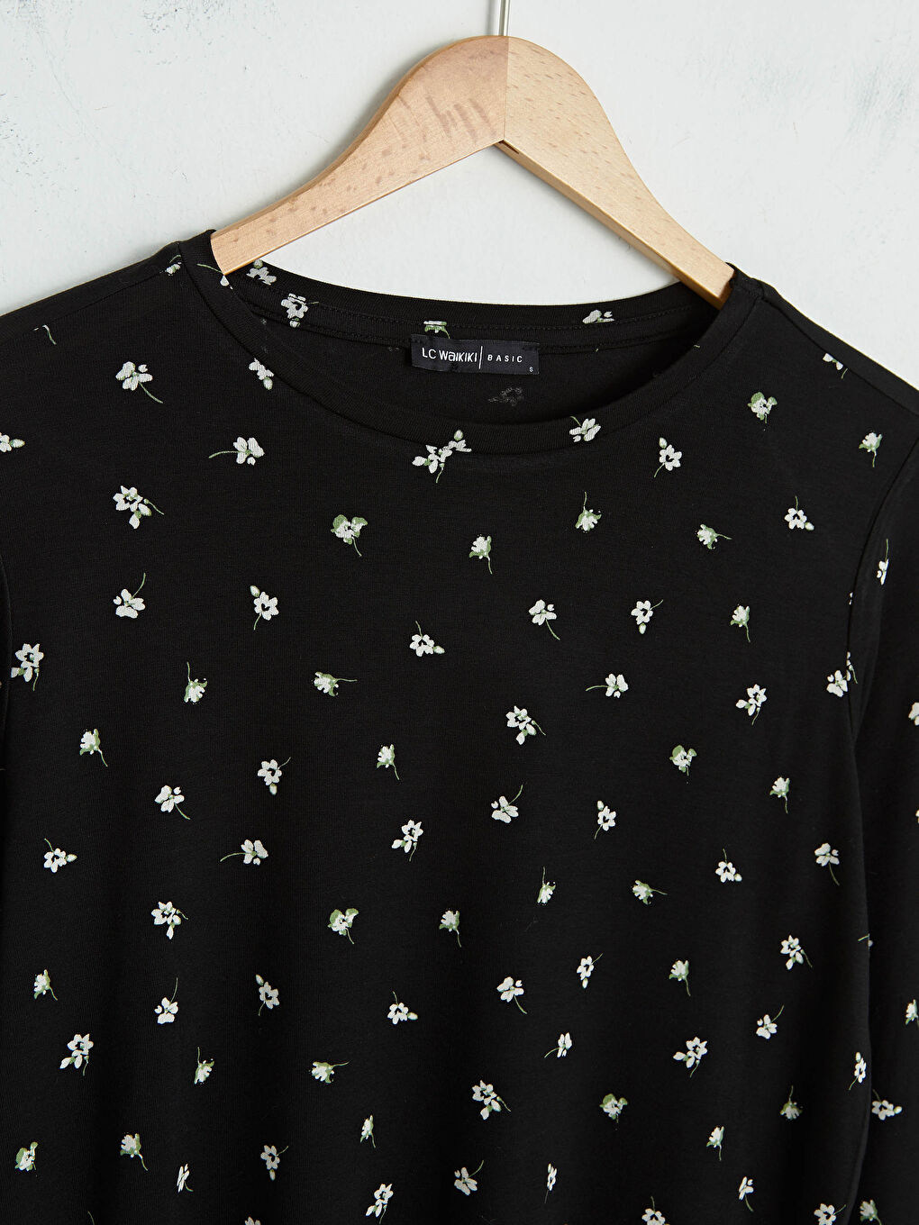 Majica Ženska Dugi Rukav Viskoza Okrugli Izrez Sa Štampom-7