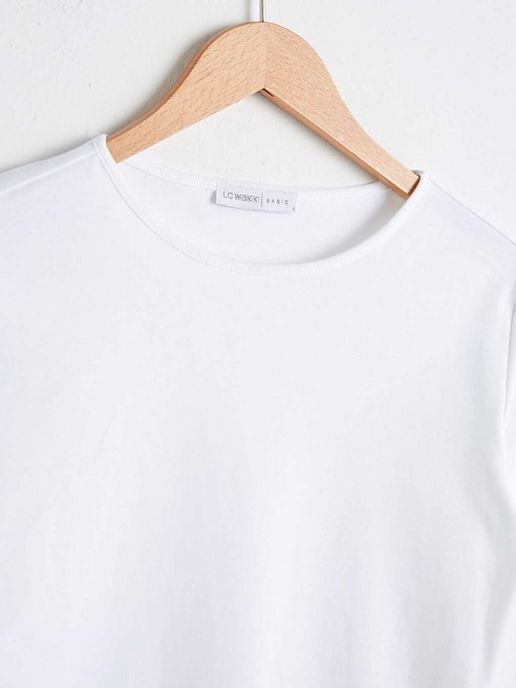 Crew Neck Long Sleeve T-Shirt-7