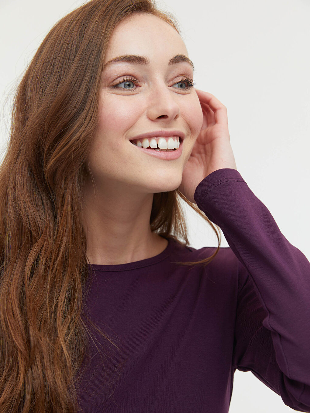 Crew Neck Long Sleeve T-Shirt