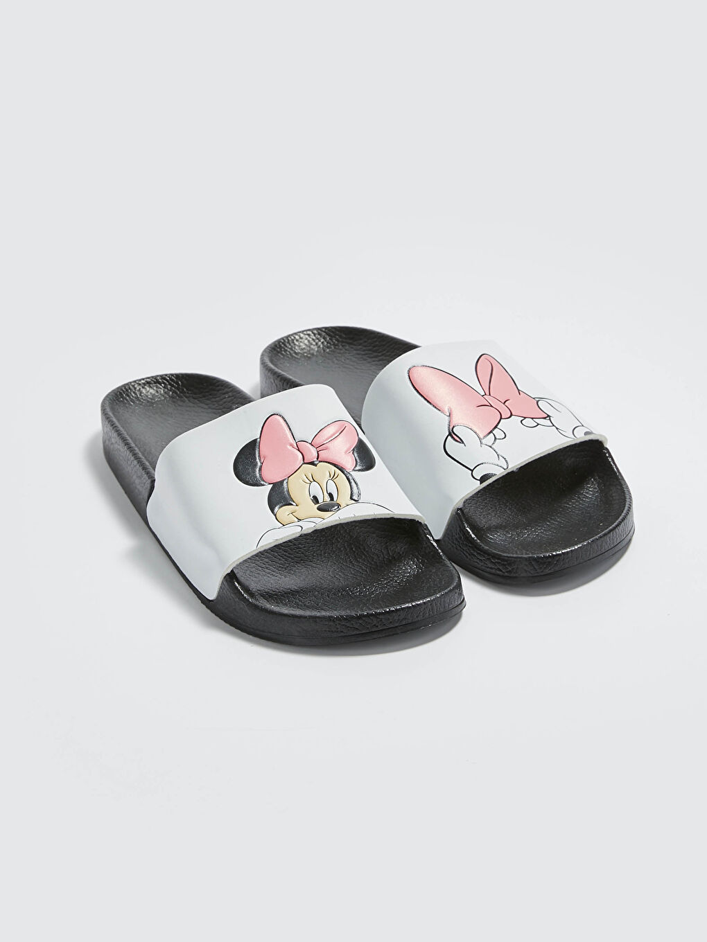 Karışık Minnie Mouse Lisanslı Tek Bantlı Kadın Terlik