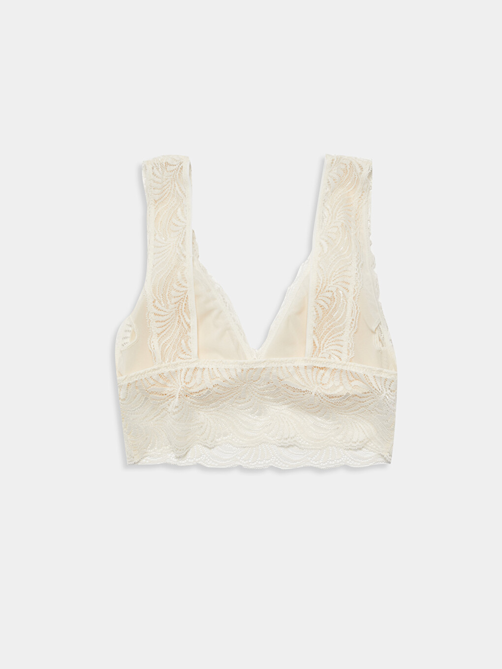 Lace Detail Bralet Bra-1