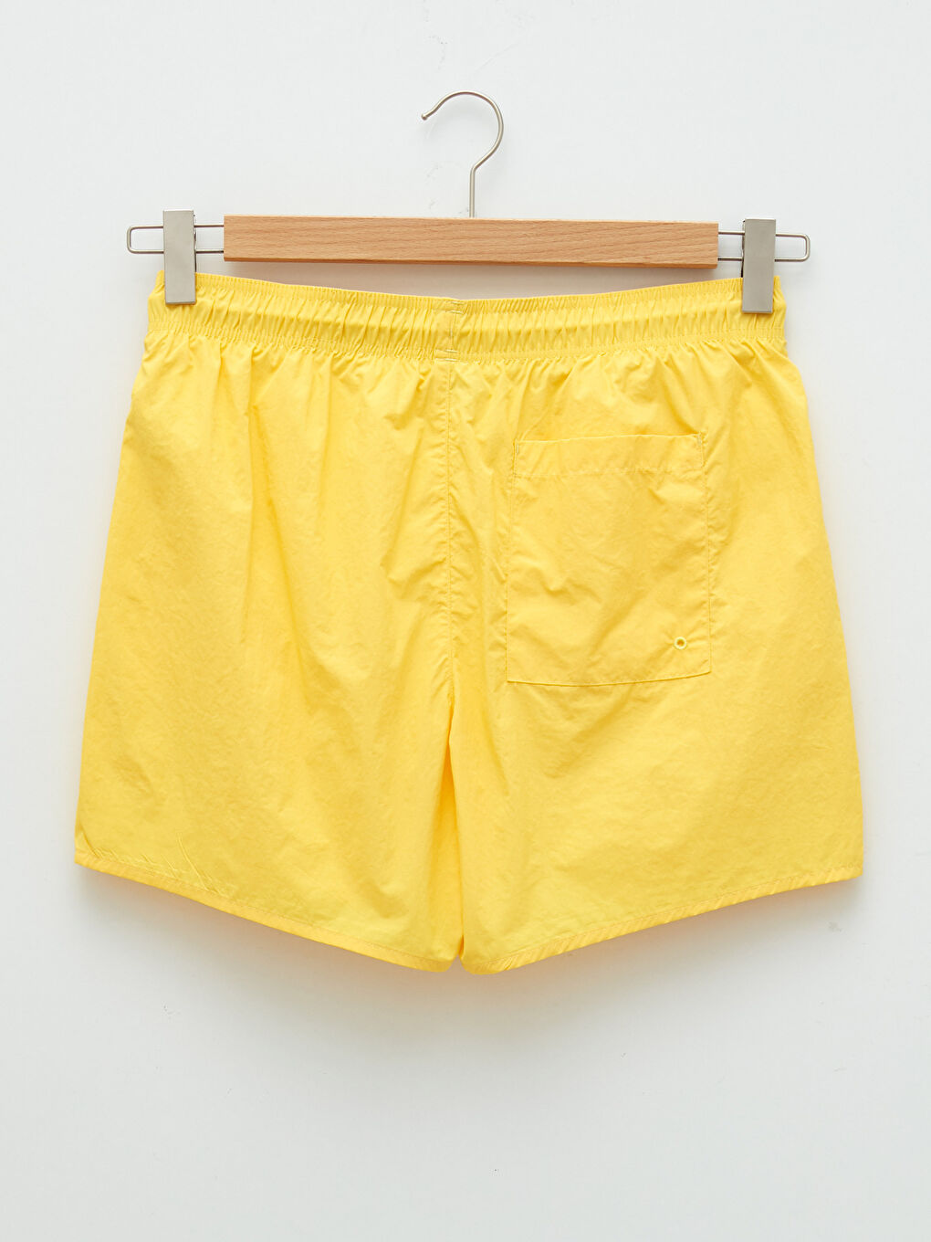 Sarı Kısa Boy Basic Erkek Deniz Şortu-9
