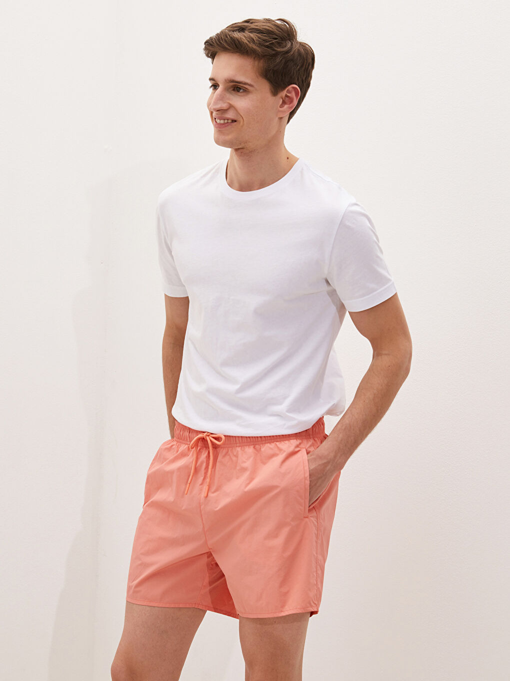 Mercan Kısa Boy Basic Erkek Deniz Şortu-1