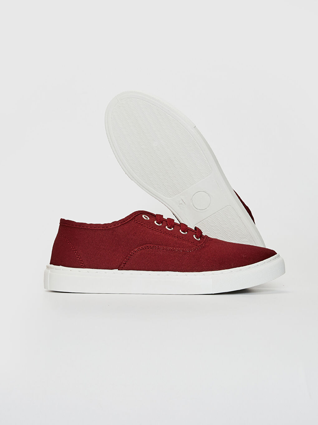 Bordo Bağcıklı Erkek Günlük Ayakkabı-2