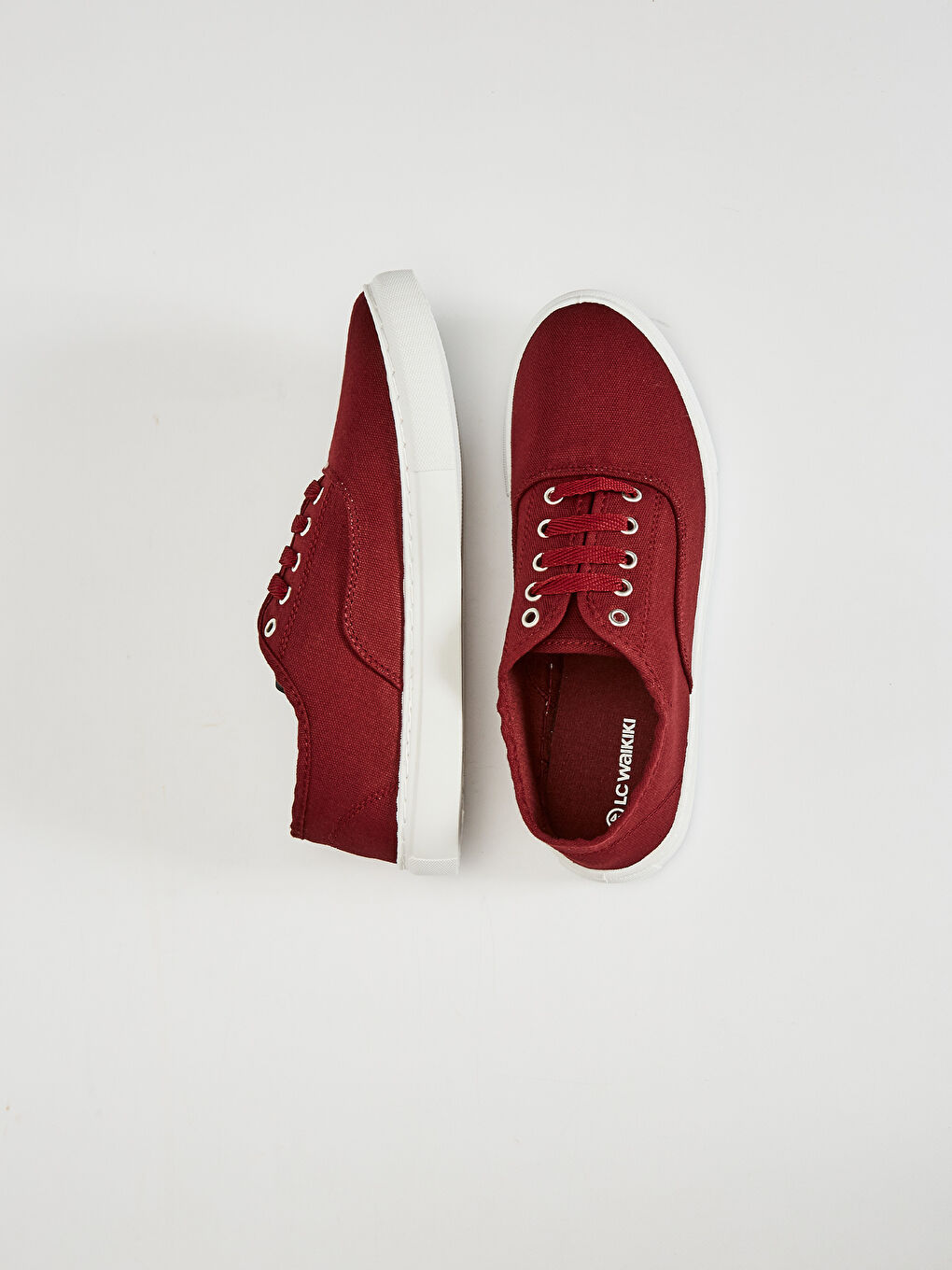 Bordo Bağcıklı Erkek Günlük Ayakkabı-3