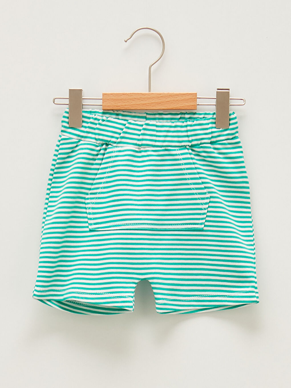 تيشيرت بياقة دائرية وكم قصير مطبوع للأولاد الرضع مع شورت - طقم من قطعتين-4