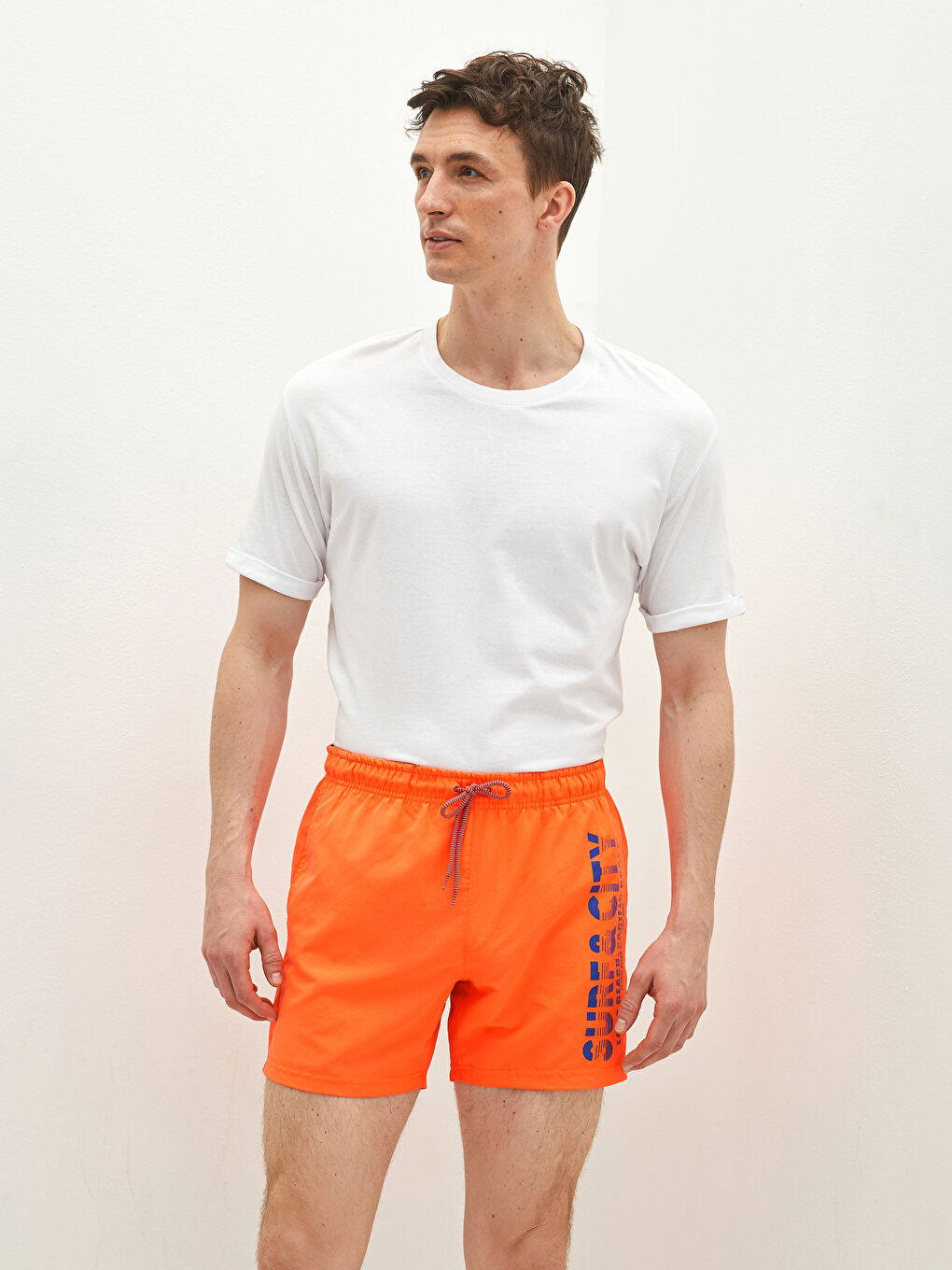 شورت سباحة مطبوع للرجال