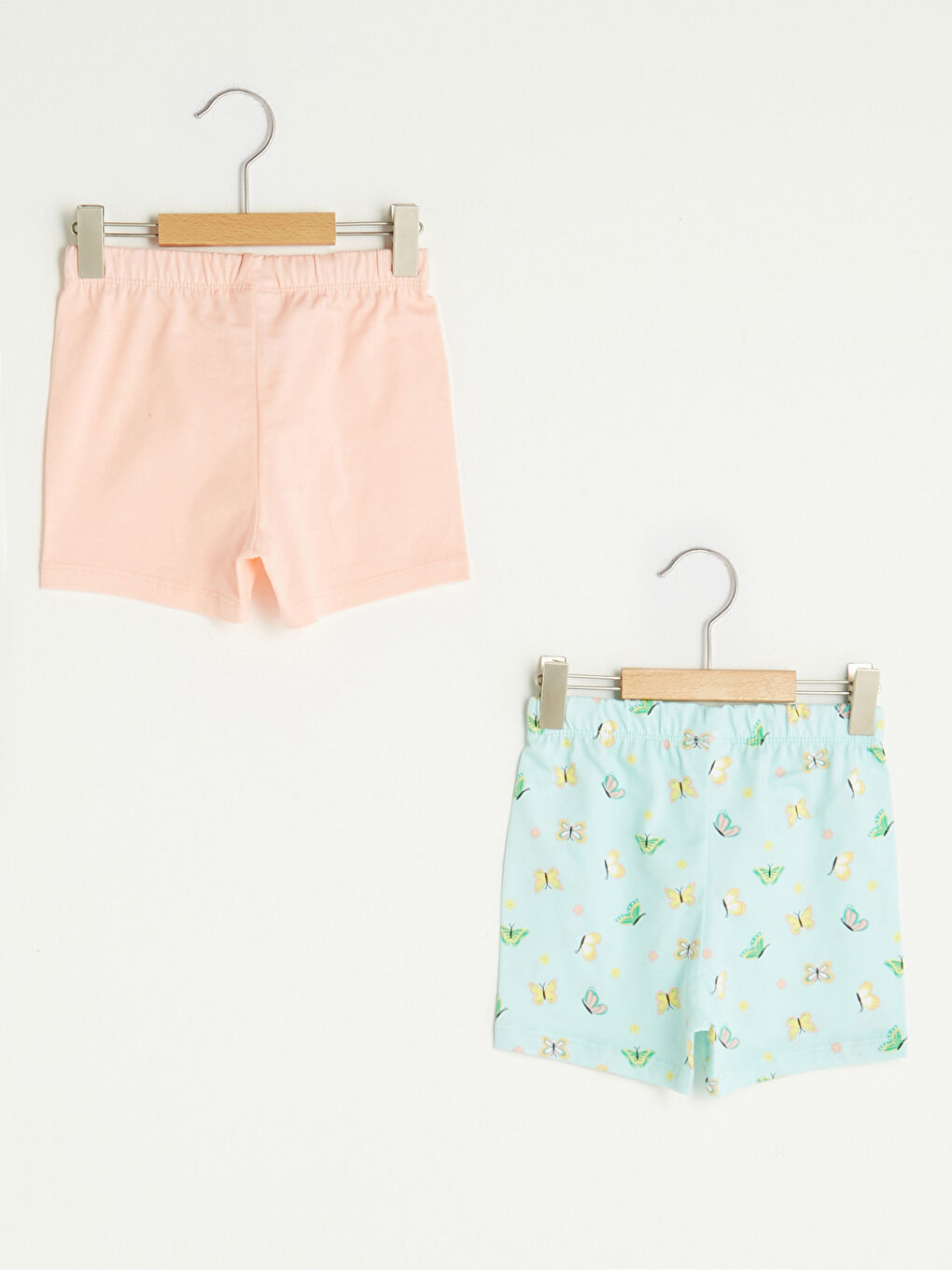 LCW baby Elastic Waist Cotton Baby Girl Pajama Bottoms 2-Pack -S18424Z1-LTZ