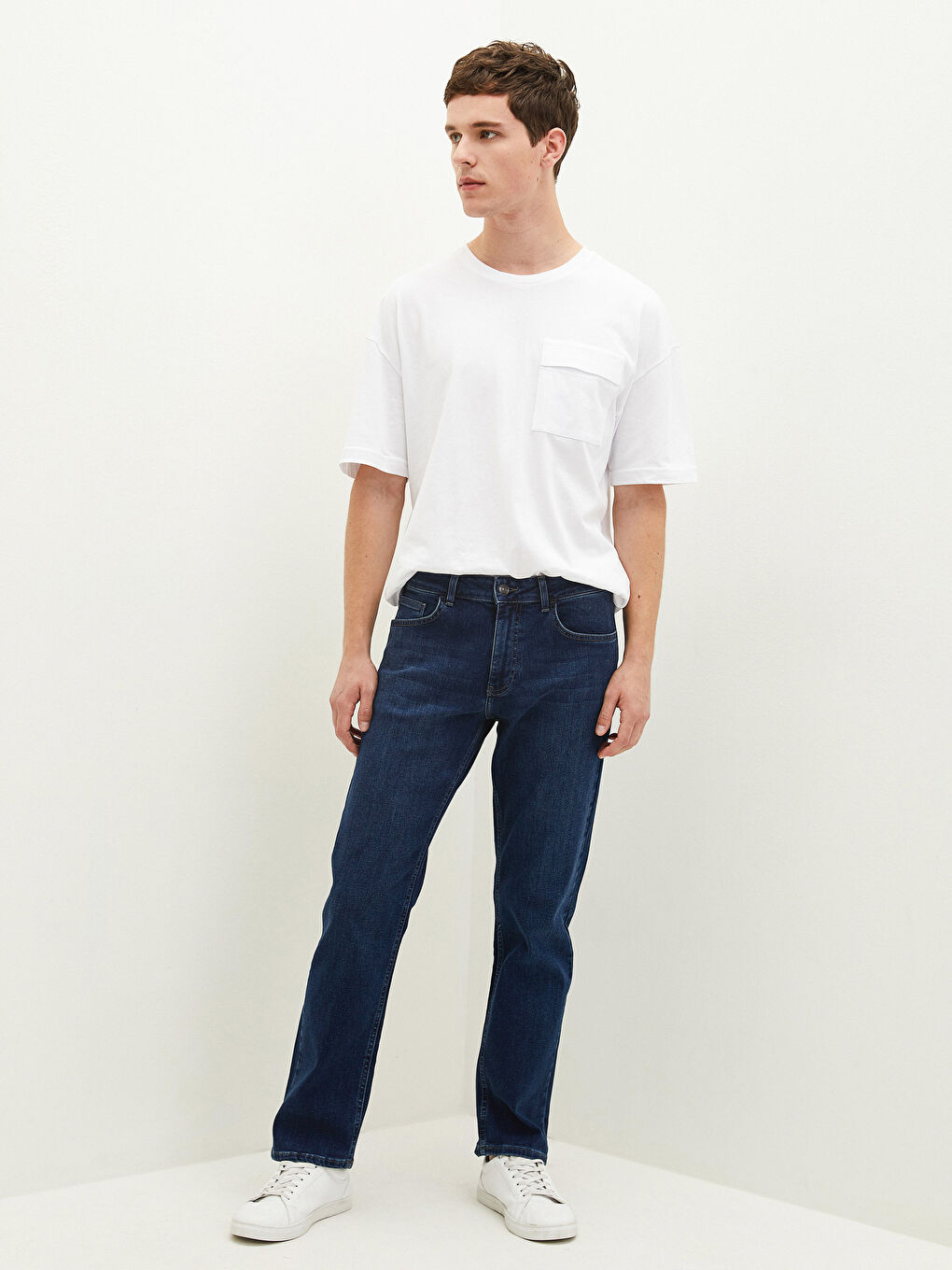 İndigo 790 Rahat Kalıp Erkek Jean Pantolon-1