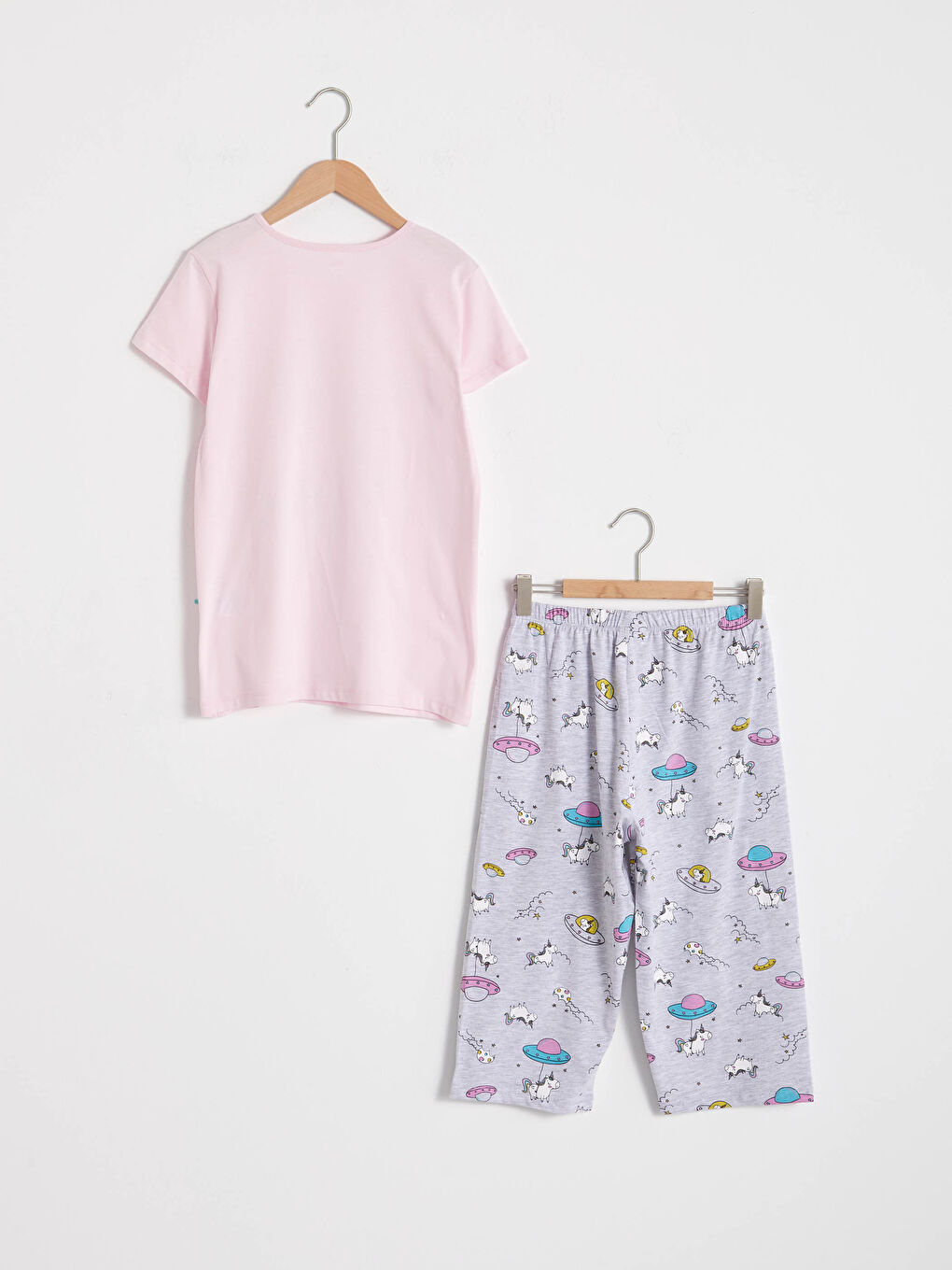 طقم بيجاما بناتي مطبوع-1