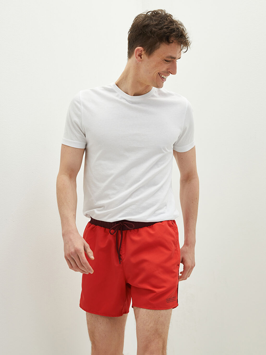 شورت سباحة مطبوع للرجال-3