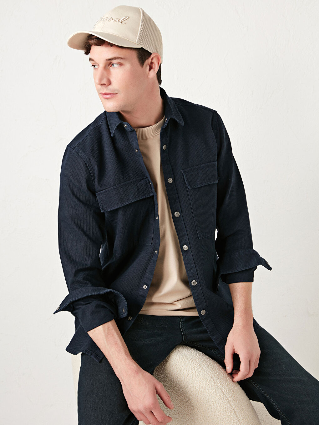 Casquette brodée pour hommes-5