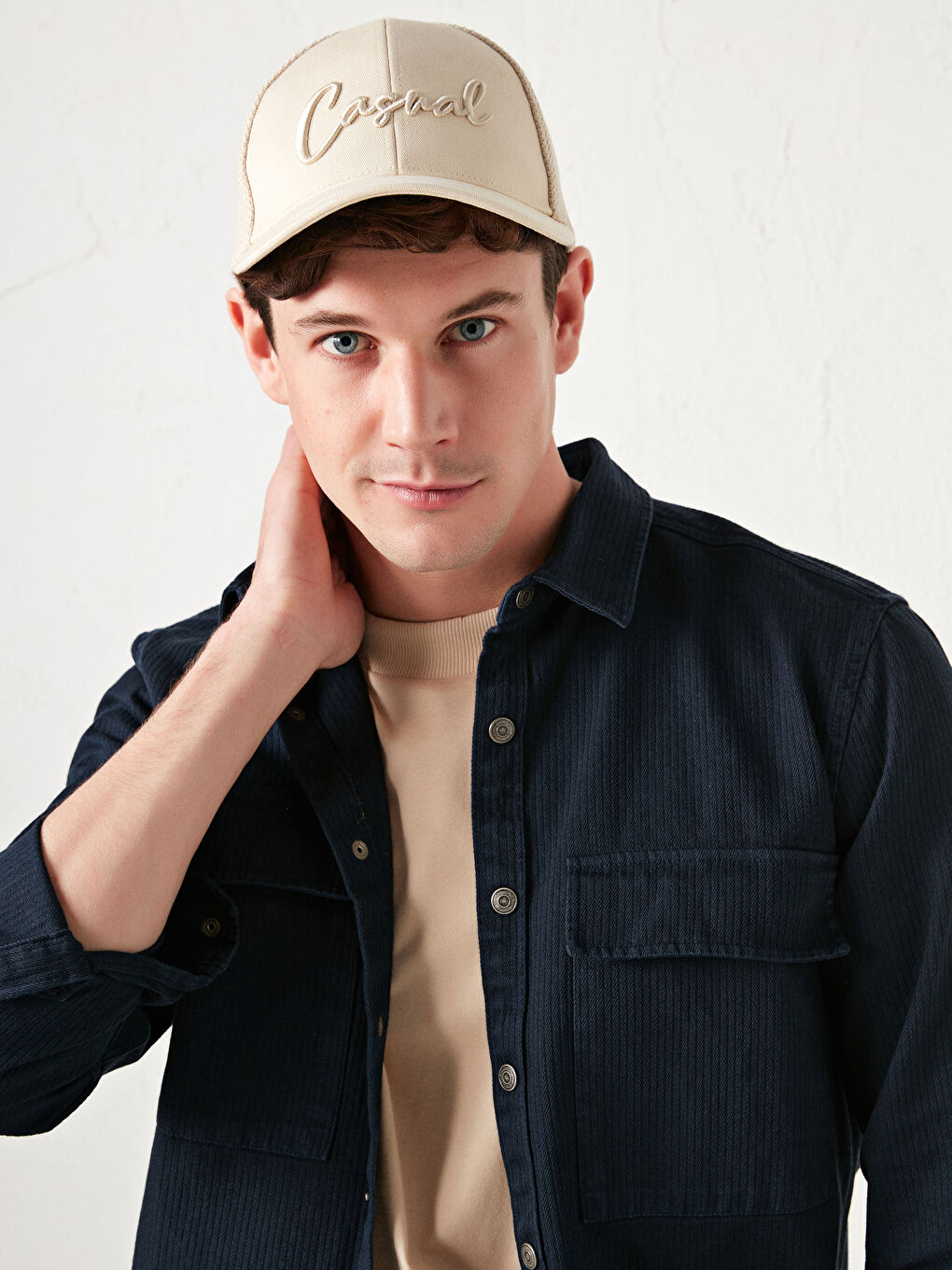 Casquette brodée pour hommes-1