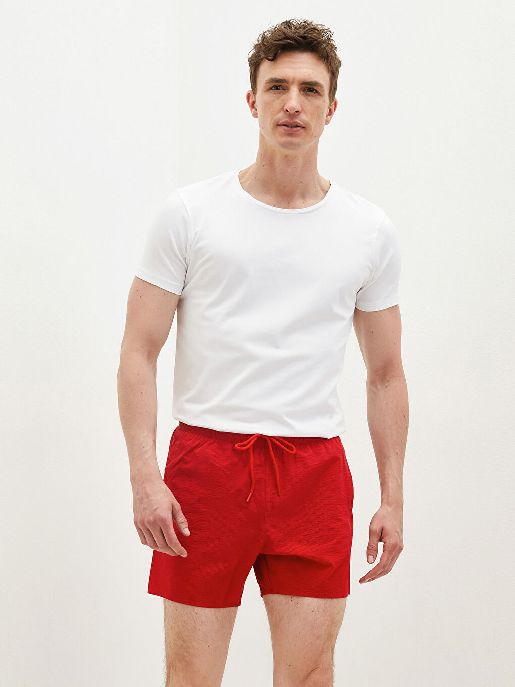 Short Length Basic Men's Swimming Shorts