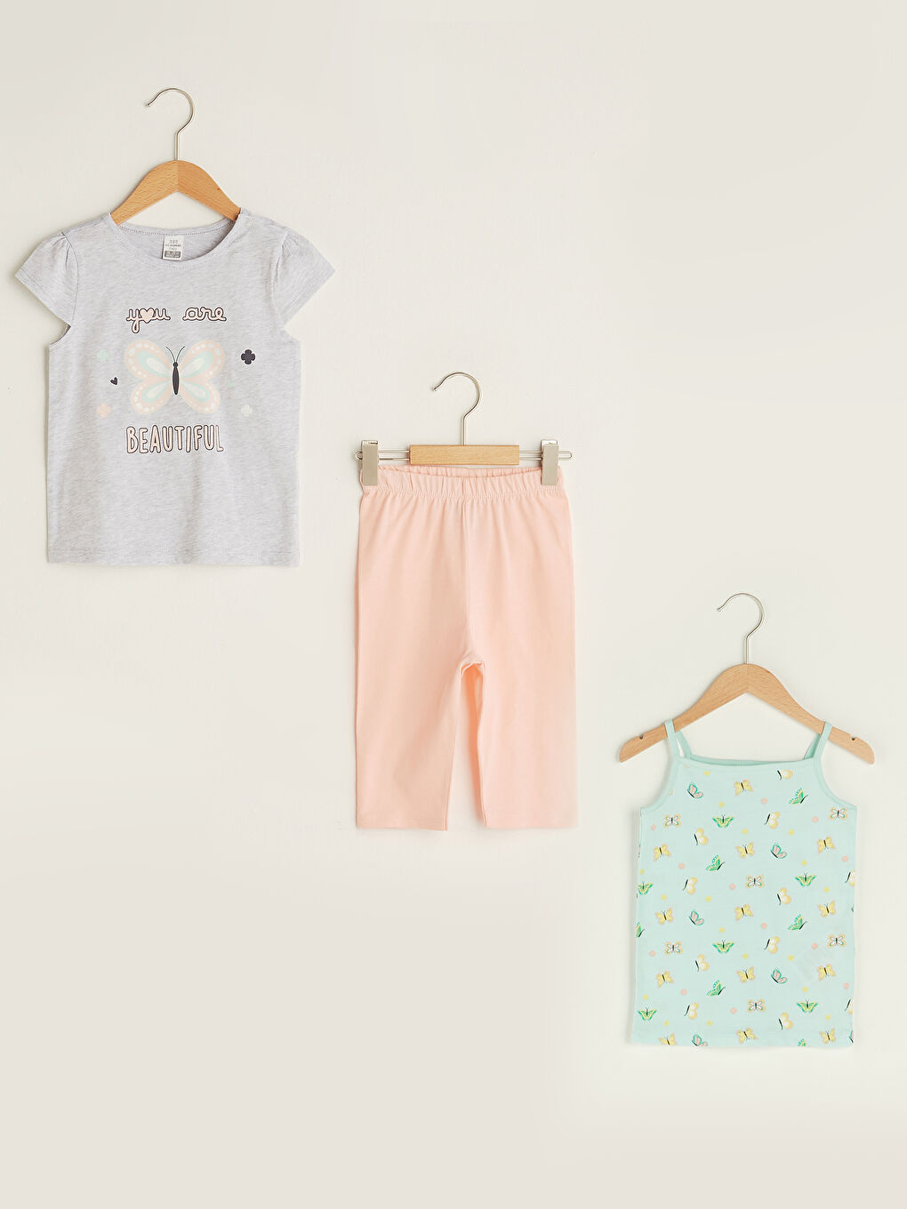 LCW baby Bedrucktes Baumwoll-Pyjama-Set für Baby Mädchen 3-teilig -S18701Z1-CX8