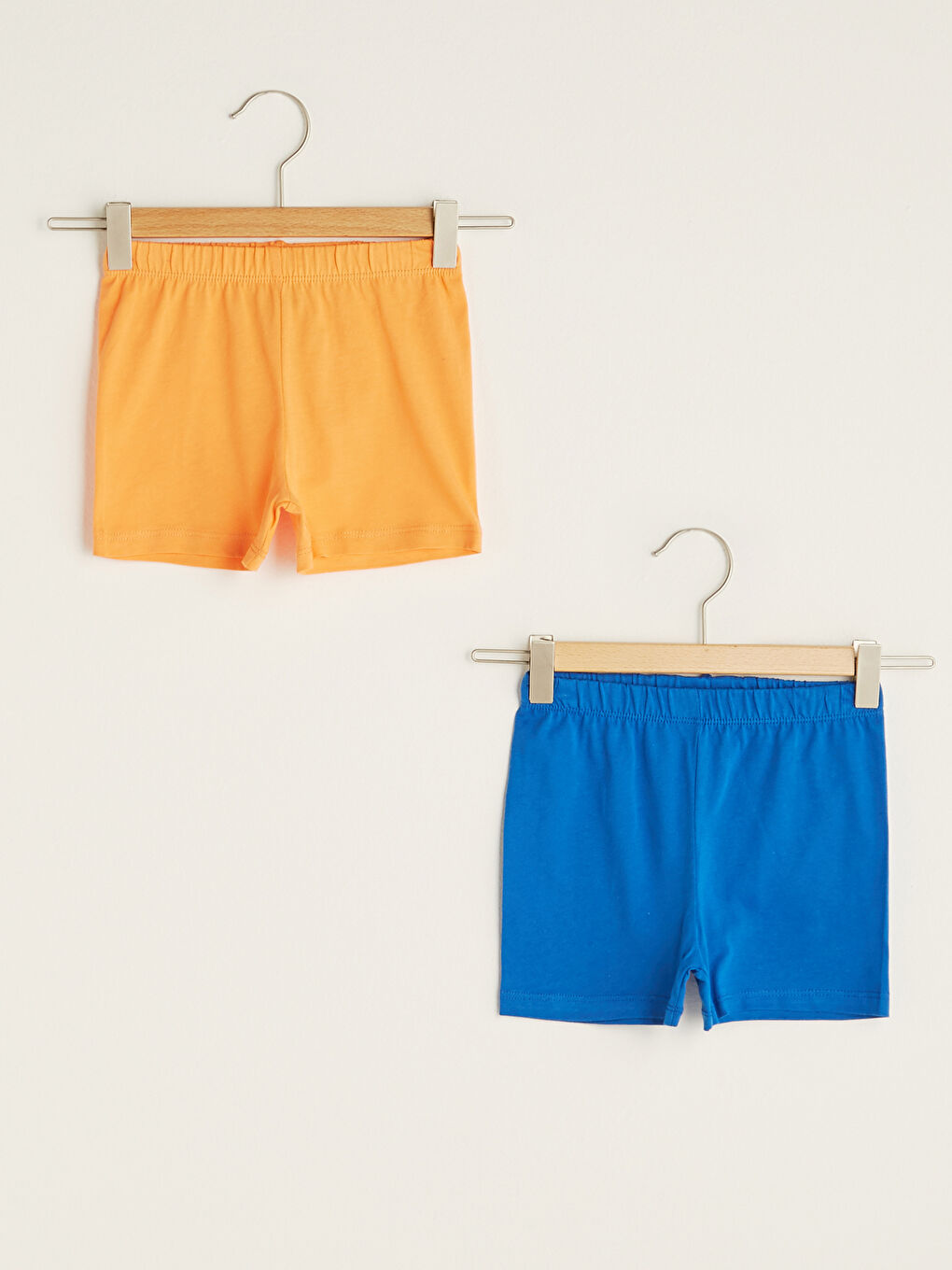 Elasticated Waist Basic Baby Boys' Shorts 2 Pack