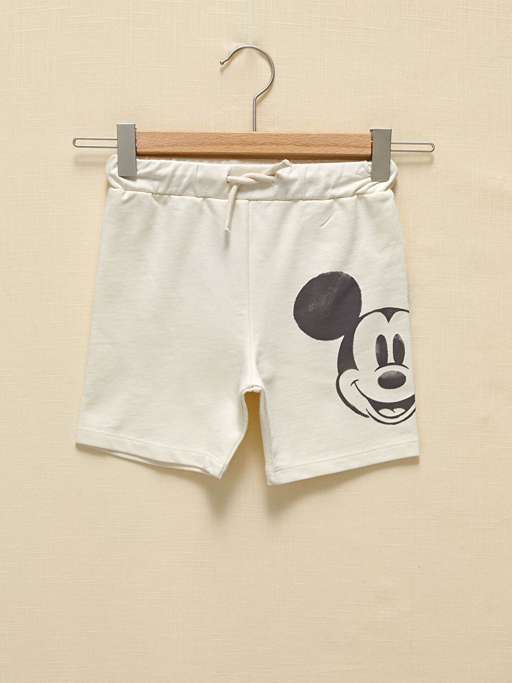 Elastic Waist Mickey Mouse Printed Baby Boys' Shorts