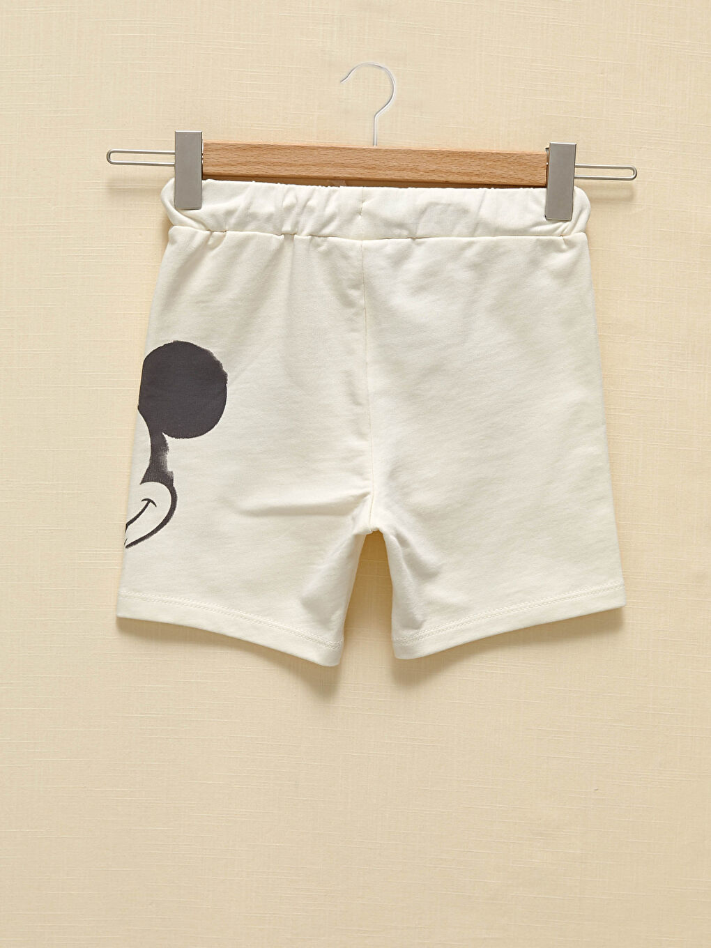 Elastic Waist Mickey Mouse Printed Baby Boys' Shorts-2