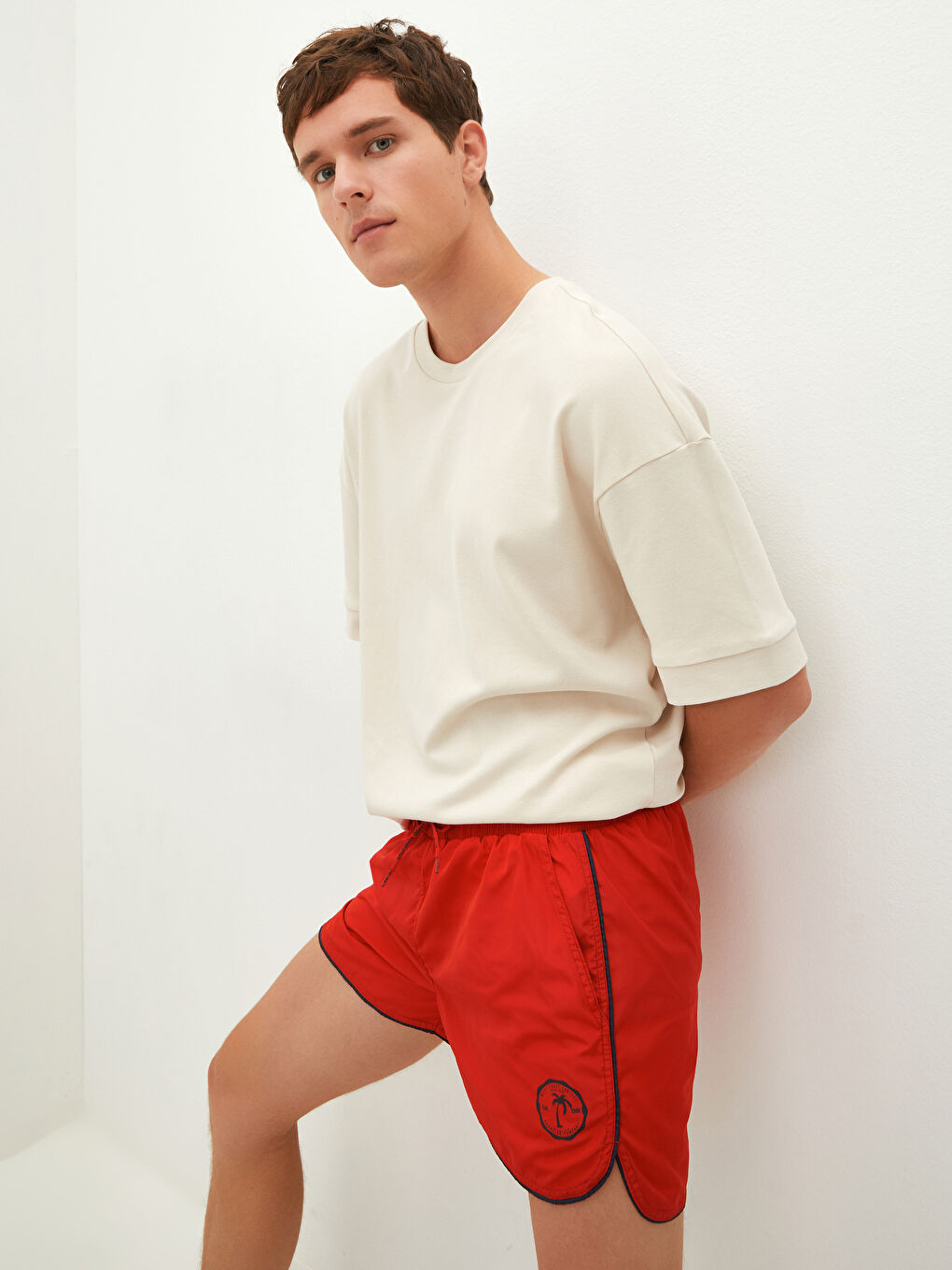 Short de Bain Imprimé pour Hommes-1