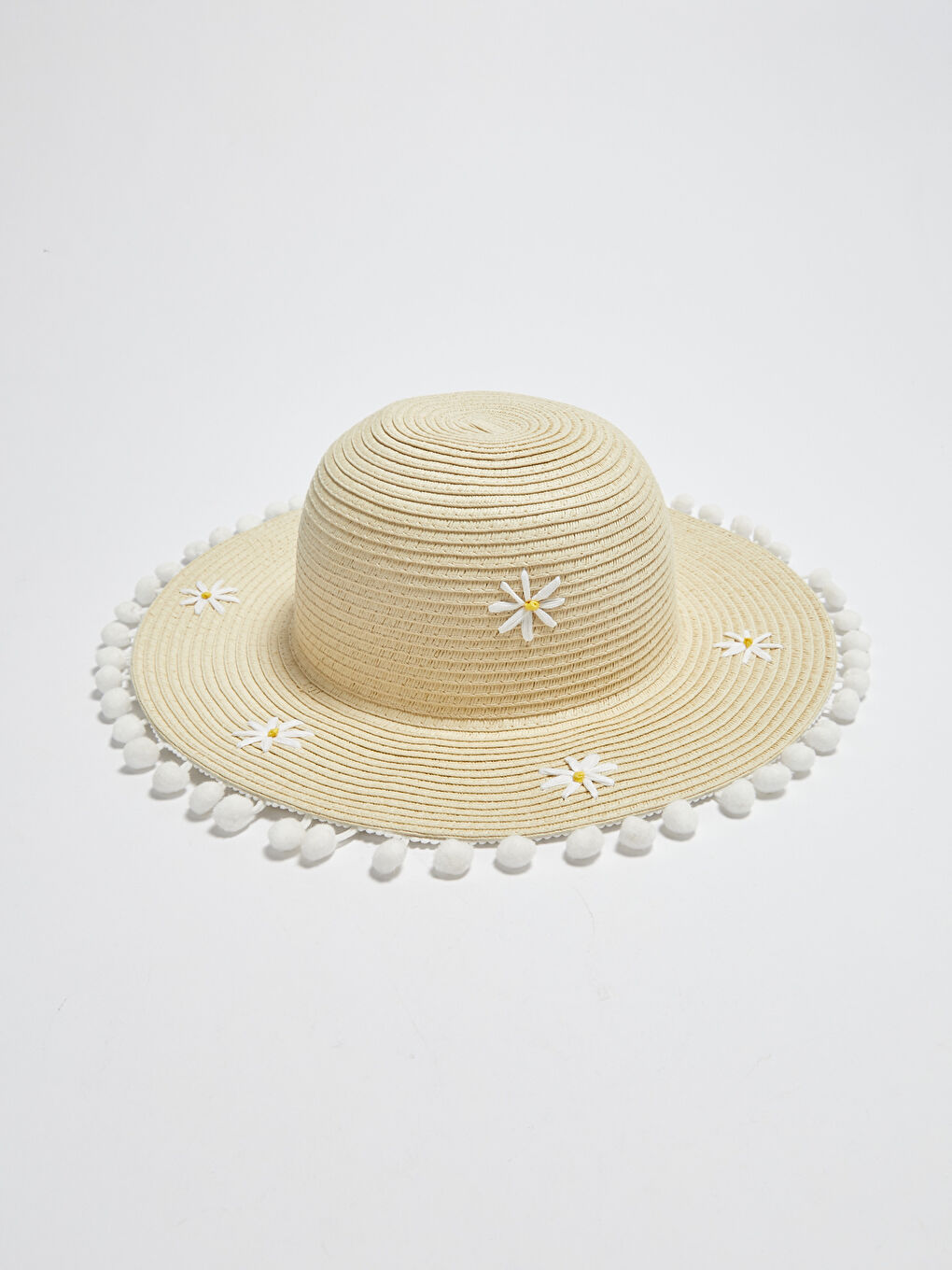 Chapeau Fedora Fille en Paille Imprimé