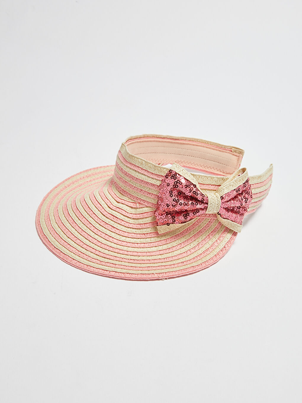 Girl's Straw Visor Hat
