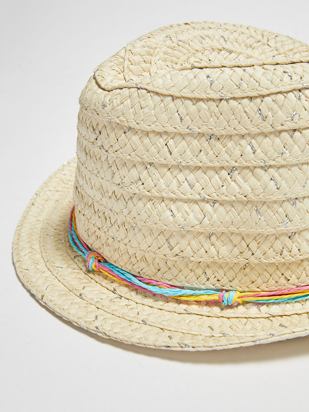 გოგონებისთვის ჩალის ქუდი-4