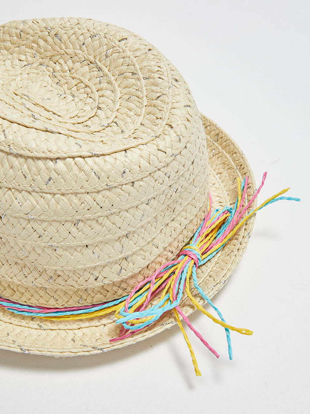 გოგონებისთვის ჩალის ქუდი-5