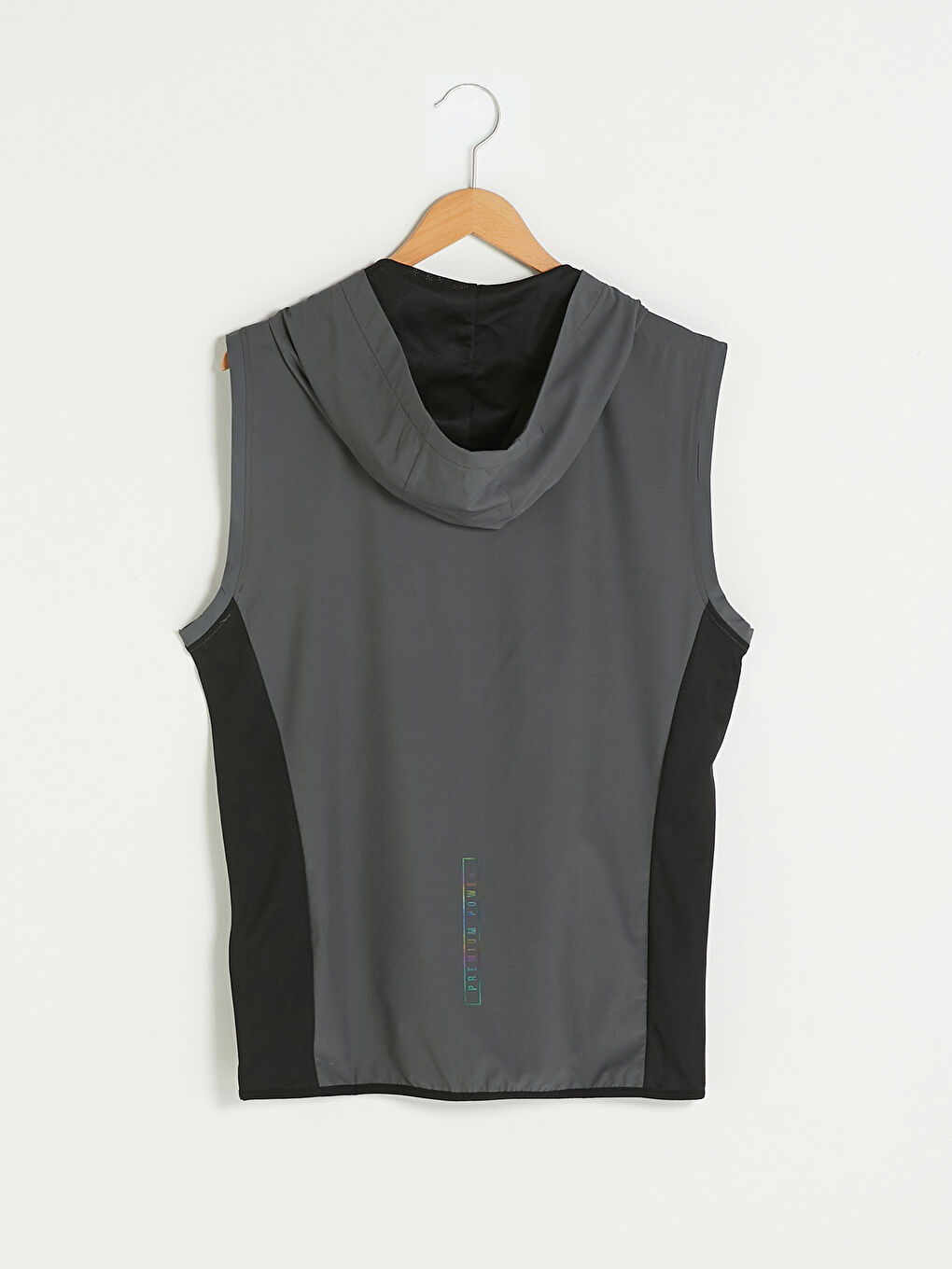 Men's Active Sports Vest with Standard Fit Hood-7