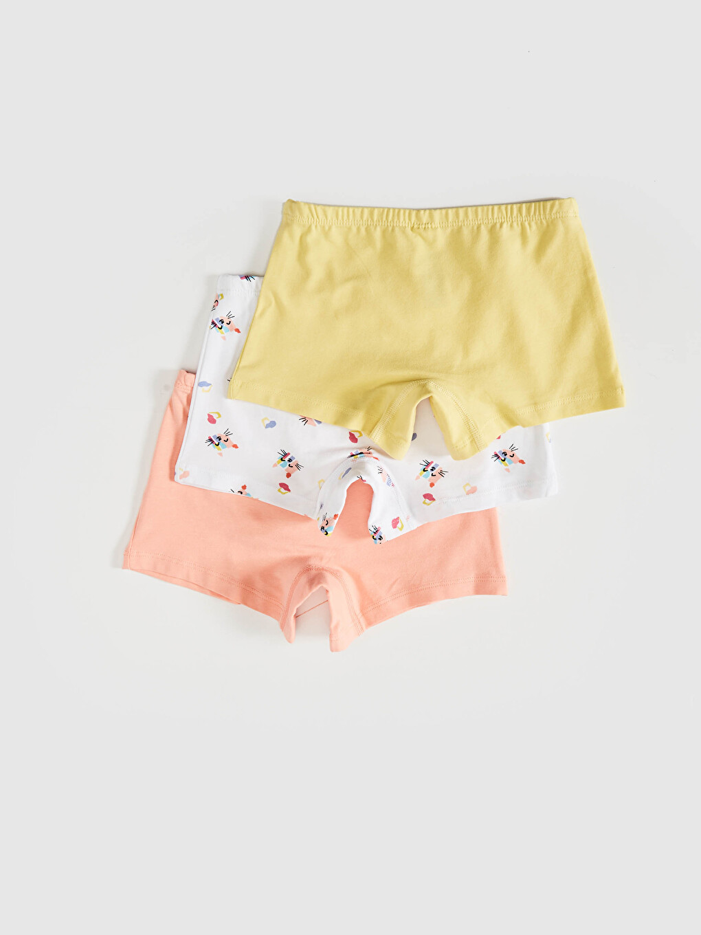 3-pack Girl's Cotton Boxers-1