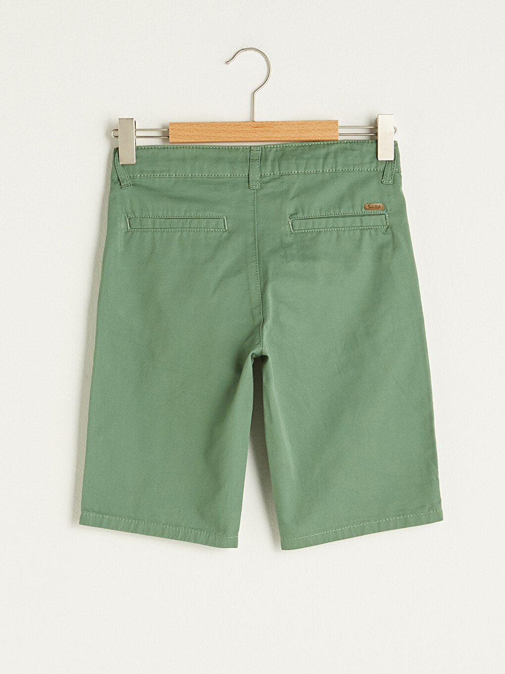 Yeşil Basic Gabardin Erkek Çocuk Chino Roller-1