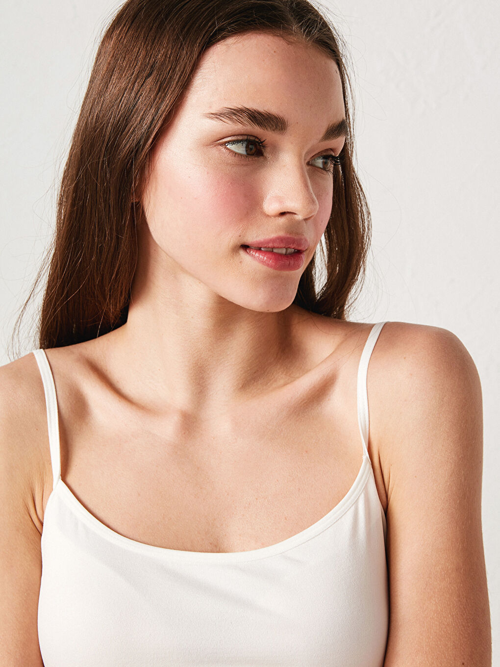 Square Collar Straight Rope Strapped Female Seamless Athlete-2