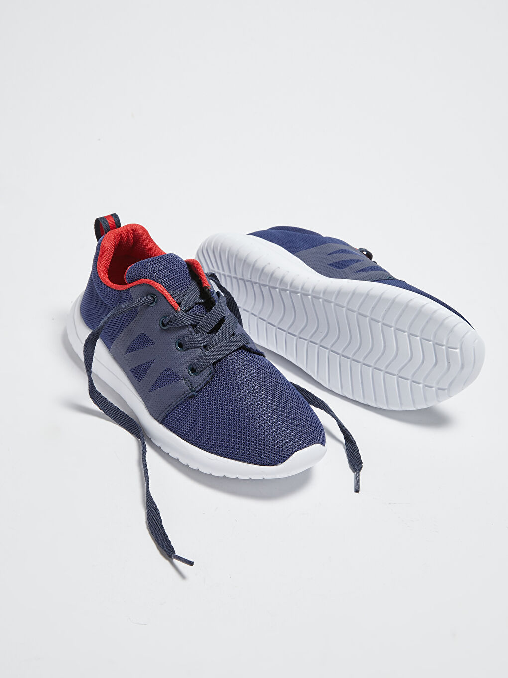 Lacivert Bağcıklı Erkek Çocuk Aktif Spor Ayakkabı-2