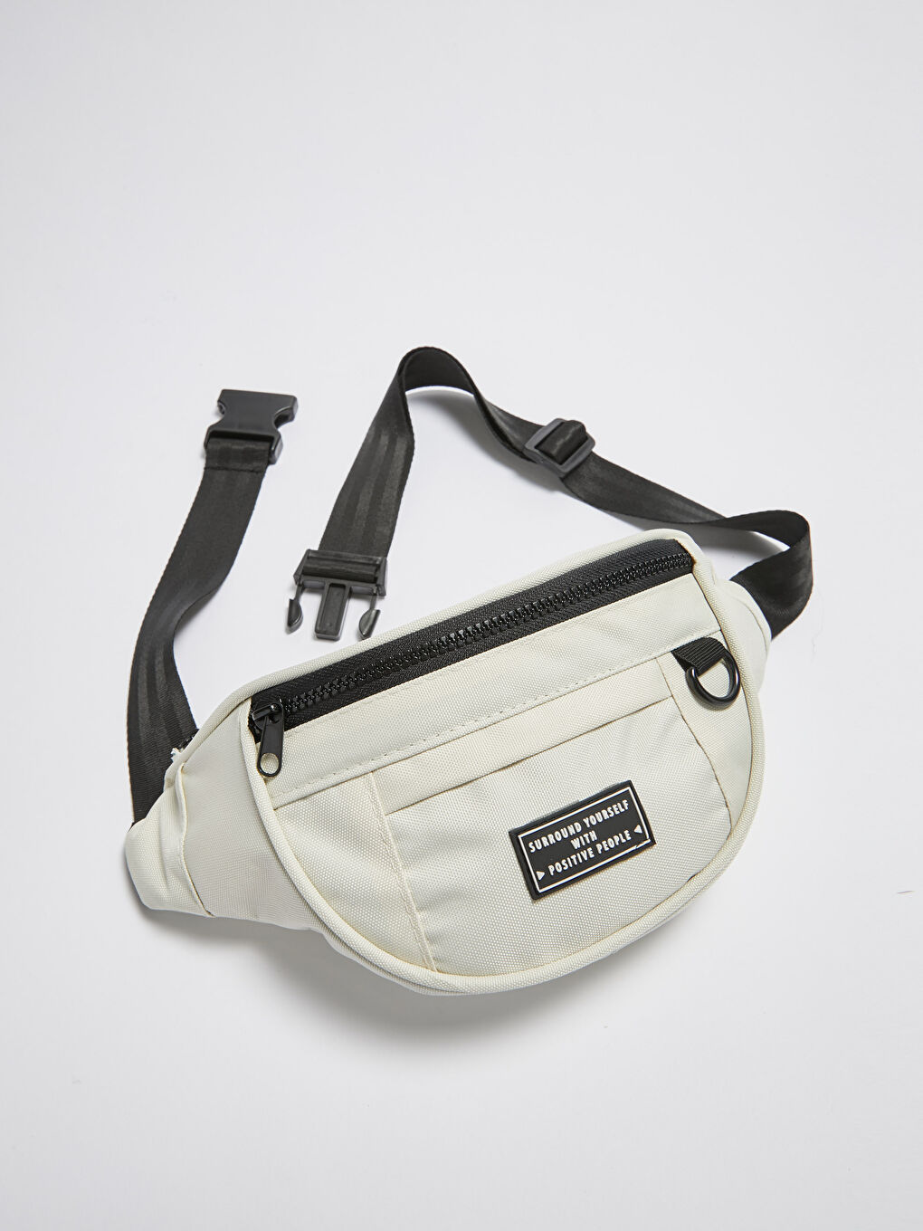 Label Detailed Men's Waist Bag-5