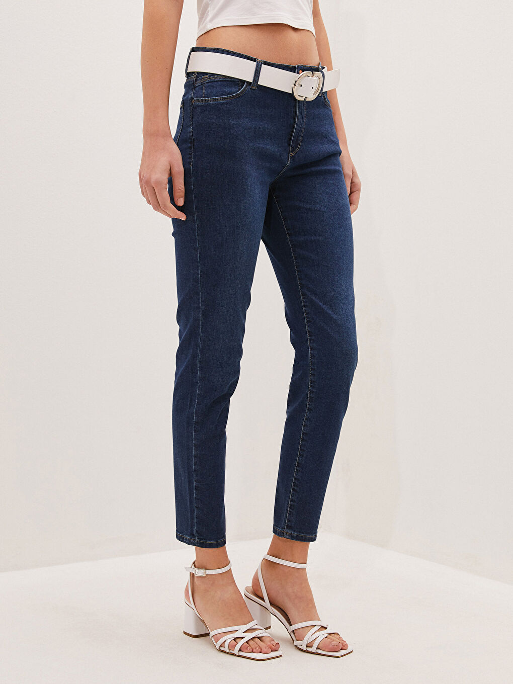 High Waist Mercury Skinny Fit Women's Jean Pants-6