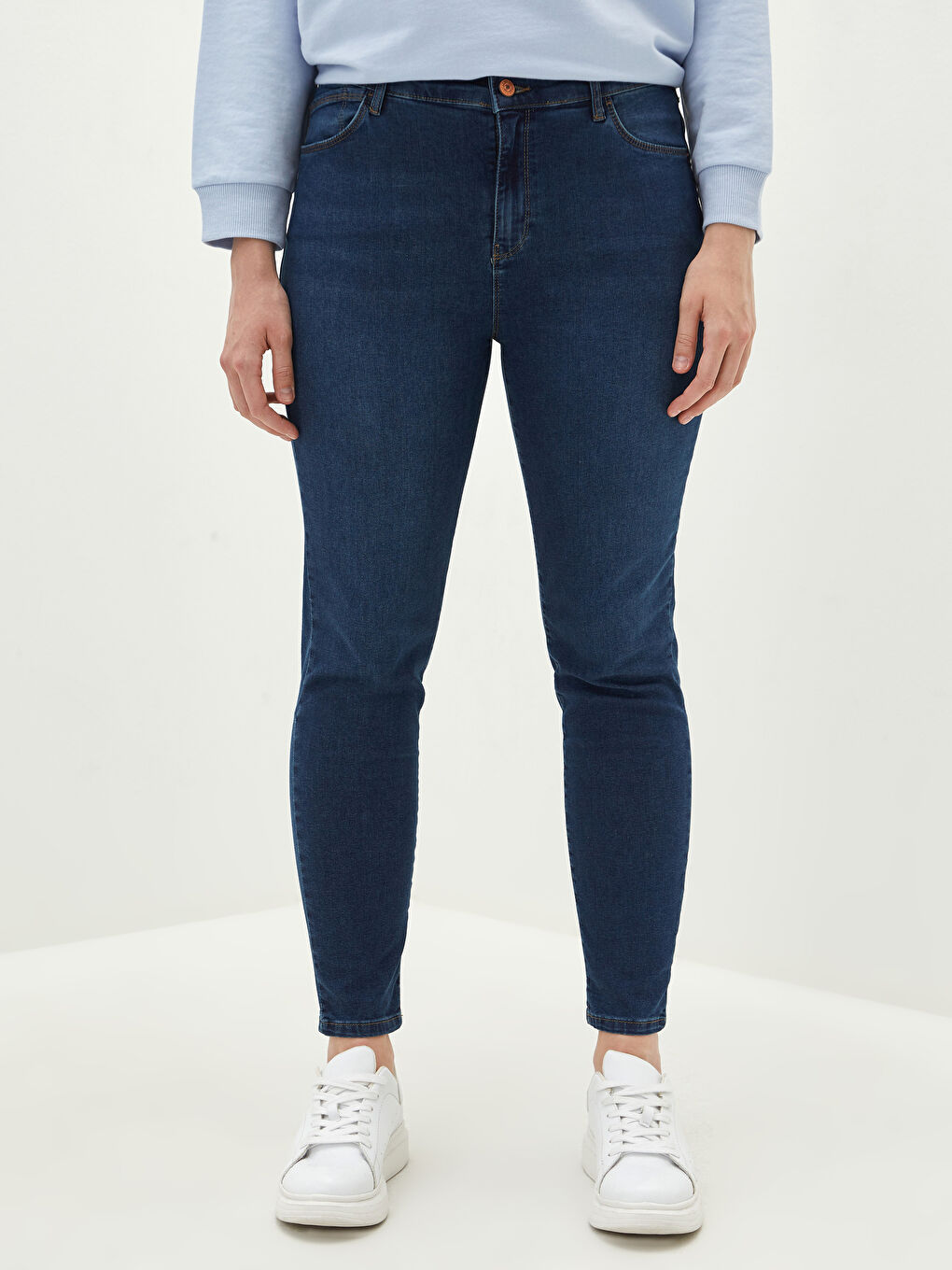 High Waist Mercury Skinny Fit Women's Jean Pants-2