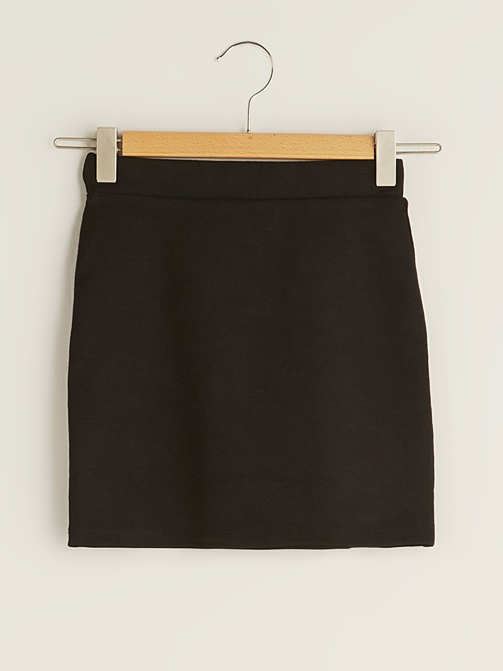 Elastic Waist Sequins Embroidered Girl Skirt-1