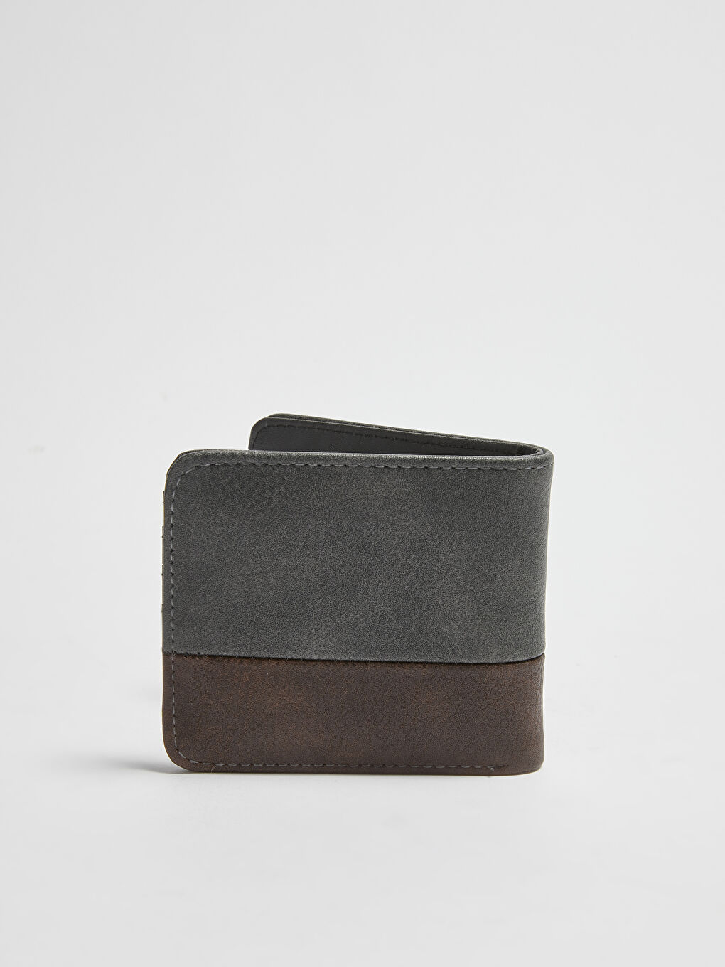 Lacivert Deri Görünümlü Erkek Cüzdan-1