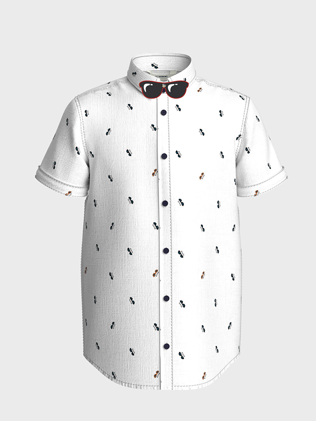 Cămașă din Poplin pentru Băieți și Papion-3